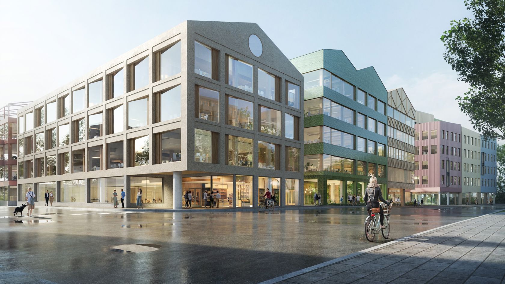 Campus Kristiansund sett fra gateplan