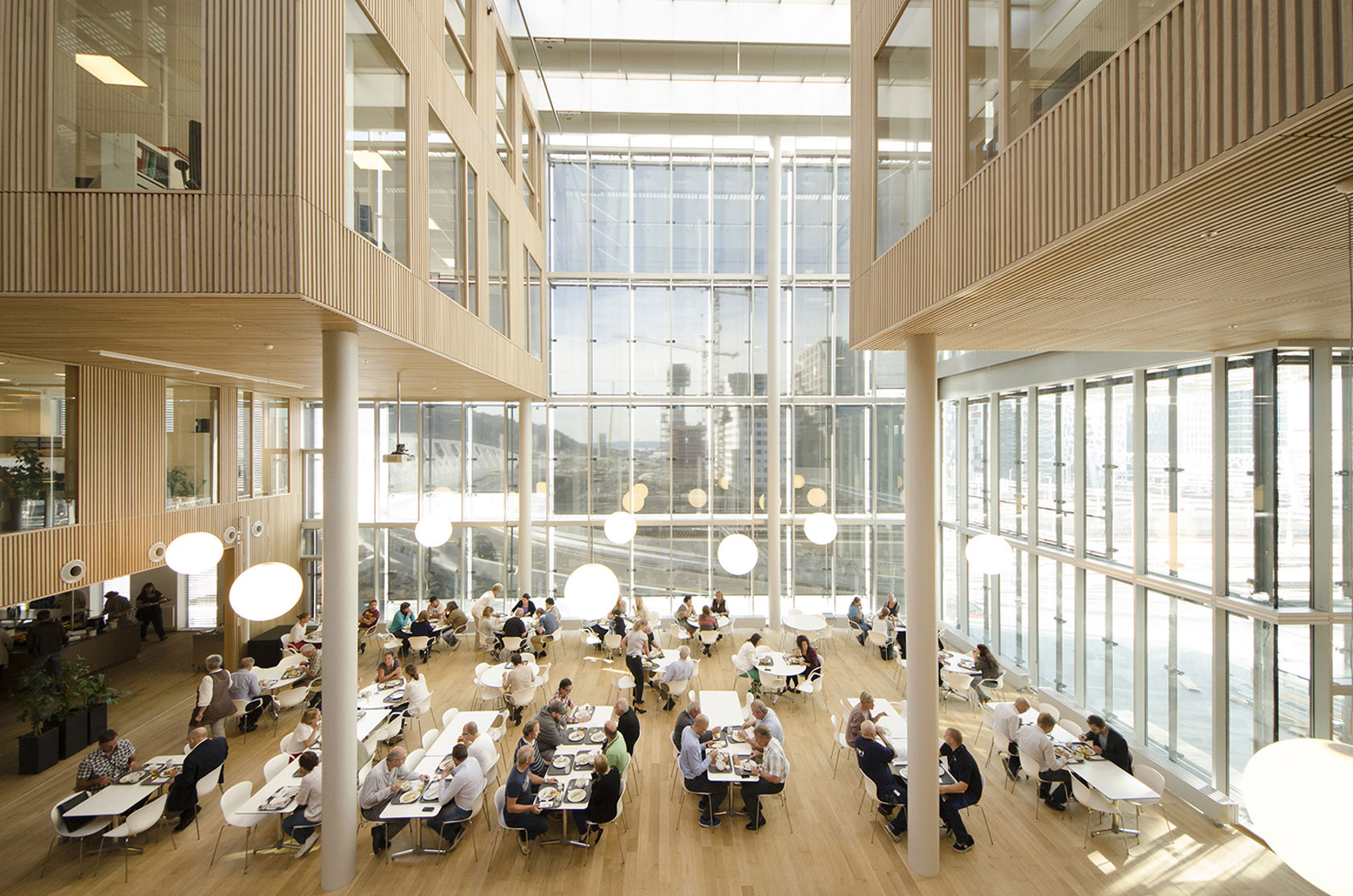 Kantine i kontorbygget