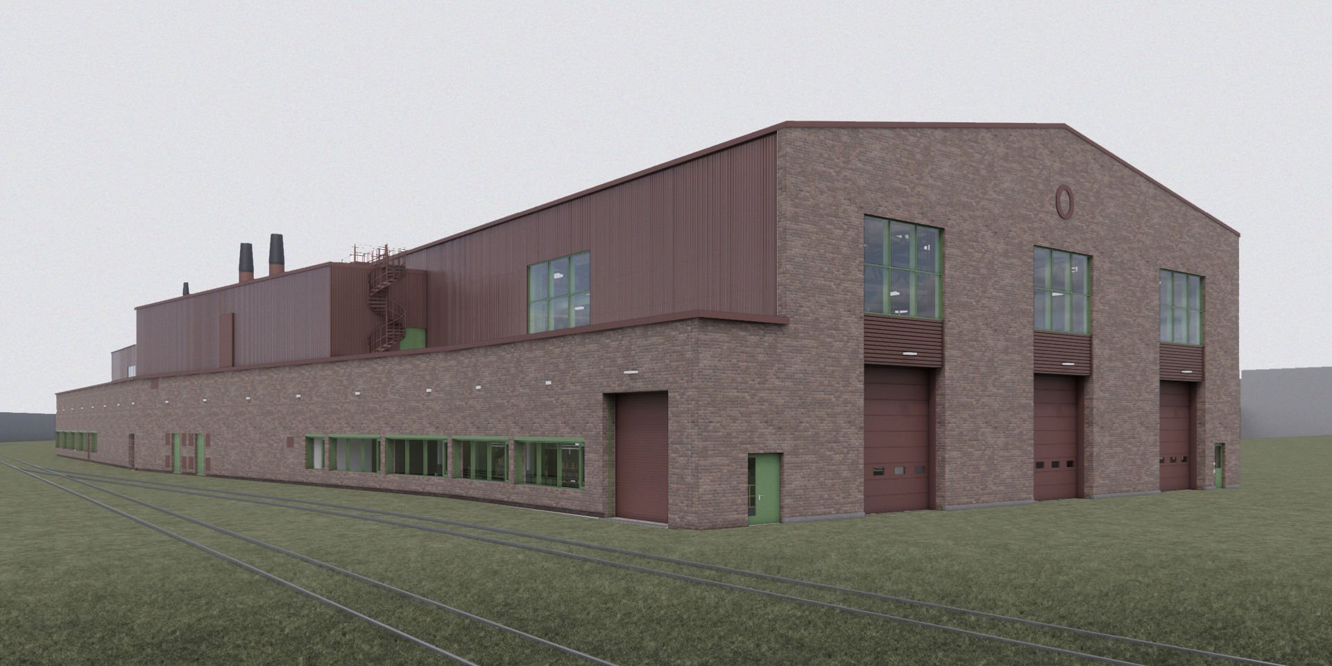 Illustrasjon av planlagt eksteriør.