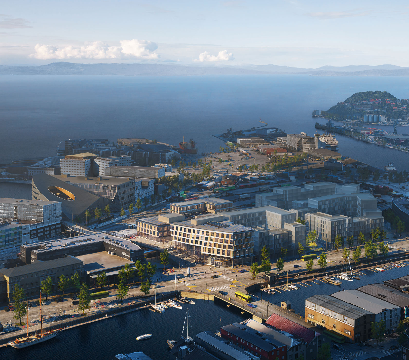 Oversikt over området som omkranser Trondheim S.